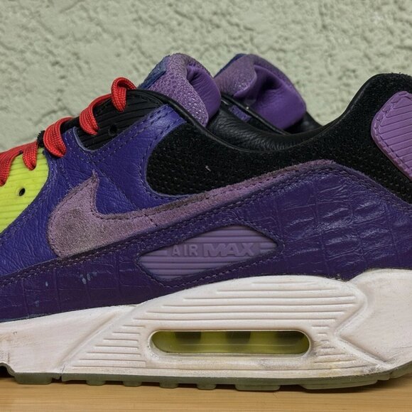 Size‎ 9.5 - Nike Air Max 90 Exotic Animal Pack - Violet Blend 2020 CZ5588-001 - Picture 3 of 10
